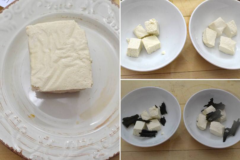 2 tagliare il tofu