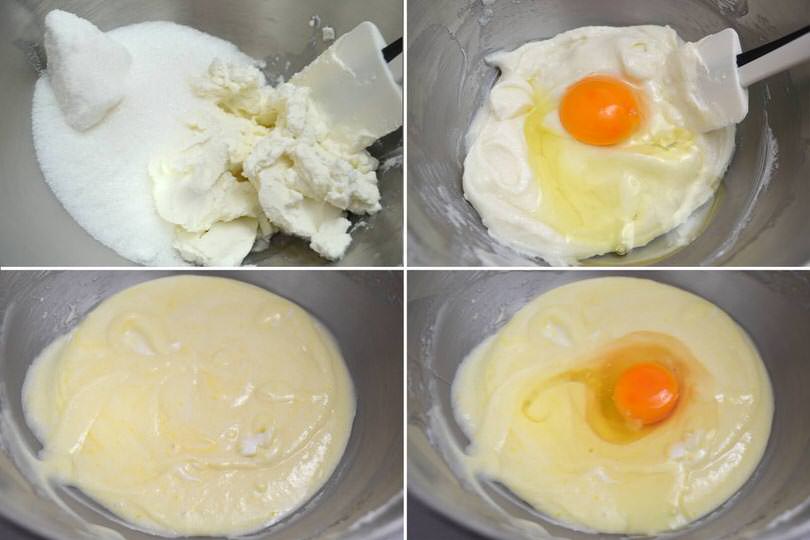 1 ricotta zucchero uova
